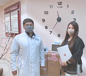 Ordamed подарил мониторы пациента детской больнице в Костанае